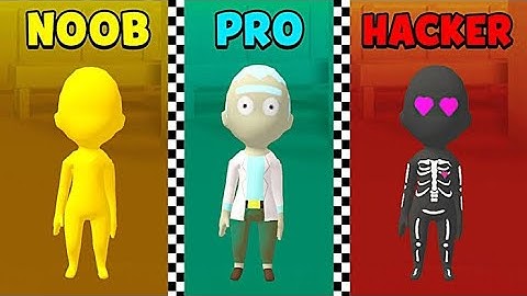 NOOB vs PRO vs HACKER - Fun Race 3D