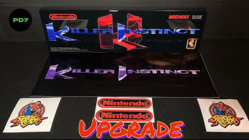 Arcade 1up Killer Instinct Szabo’s Marquee & Decal Mod Upgrade