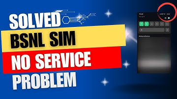 How To Fix BSNL SIM No Service Problem | No Service Problem in BSNL SIM Problem