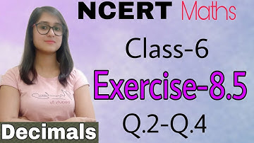 class 6 NCERT Maths Exercise-8.5 Part-2 Q.2-Q.4