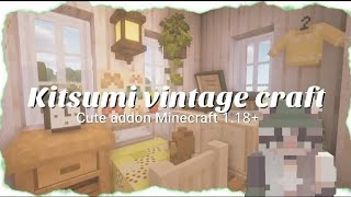 -ˋˏ Kitsumi vintage craft | Aesthetic add-on ♡ Minecraft Mods🌸 screenshot 5