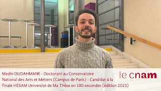 #1 Présentation des candidats - MT180 Édition 2023 - Mehdi OUDAHMANE