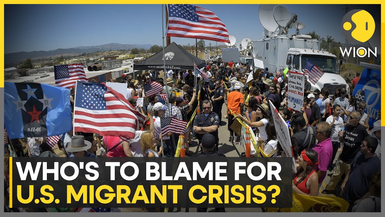 US: Donald Trump blames Biden for migrant crisis, calls illegal ...