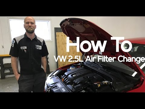 How To: VW 2.5L Air Filter Replacement for Jetta, Golf, Passat, or Sportwagen | Eich Motor Company