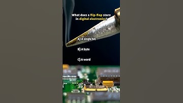 Digital Electronics Quiz Questions and Answers #electronicsquiz #electronicsquestions