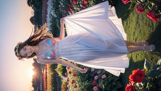 [ 4K ] Regal Beauty: The Flower Garden Queen In Lovely Attire | 리갈 뷰티: 사랑스러운 의상을 입은 플라워 가든 퀸