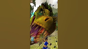 Defeat 1 T - Rex ! Short Gameplay Lara Croft: Relic Run Deca Games Part 33