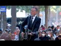 Bruce Springsteen performs at the 9/11 memorial in New York City