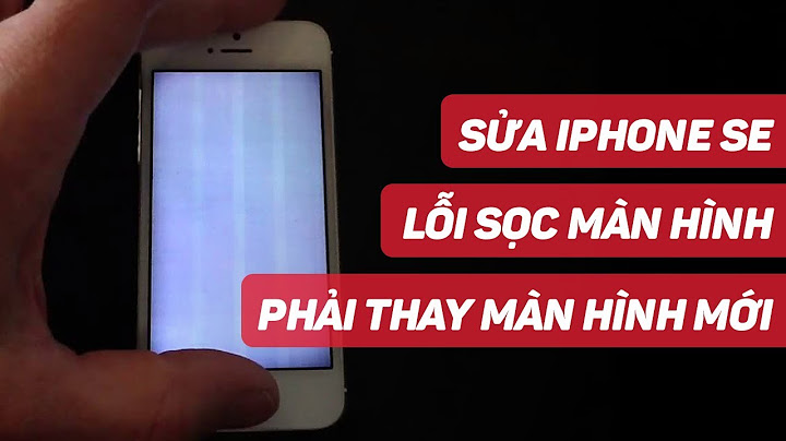 Khắc phục lỗi màn hình sọc trên iphone 5s năm 2024