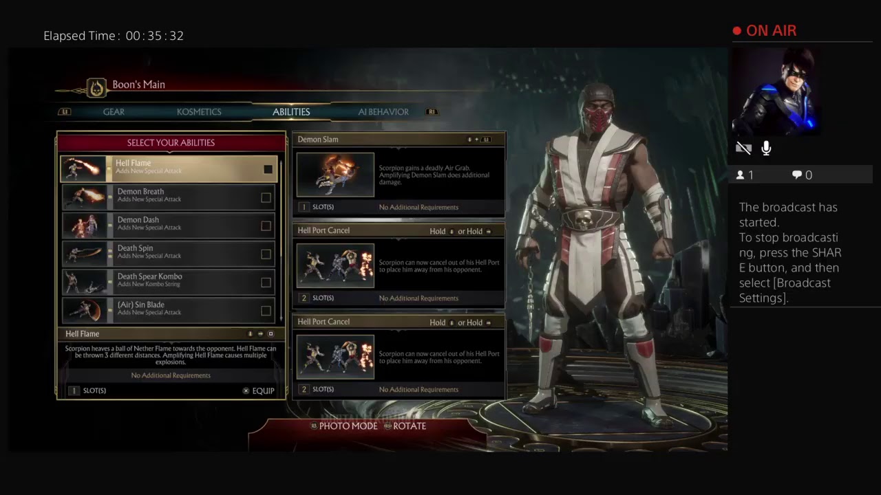 playing mortal kombat 11 beta - YouTube