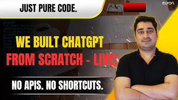 Rebuilding ChatGPT with Python—LIVE Transformer Training!