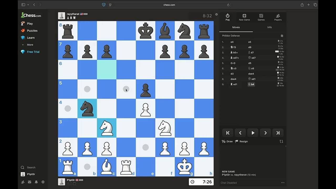 Beginner Chess - Game 1