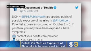 Health Officials Warning Passengers Of Measles Exposure At Philadelphia International Airport