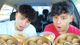 SPICY DUMPLING MUKBANG | JUICY Q&A w/ REY