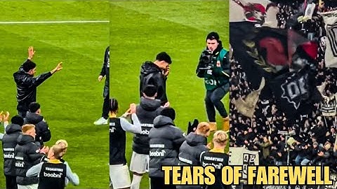 Omar Marmoush in TEARS as Eintracht Frankfurt Fans Give Emotional Farewell