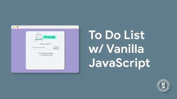 To Do List with HTML, CSS, & Vanilla JavaScript - Live Coding | EL Creative Media