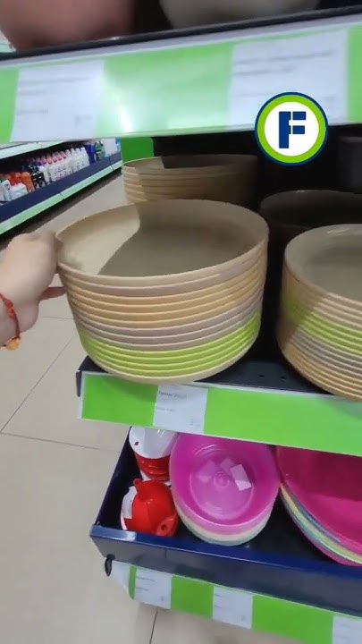 Пластиковые тарелки в магазине Фикс Прайс в Минске (просп. Жукова, 44 ...