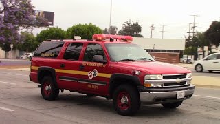 LACoFD Engine 7 & Battalion 1 (reserve) Responding