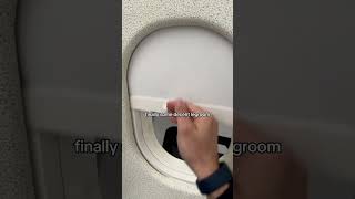 Are airplane seats getting smaller every year? 😤 #travelcomfort #travelhacks #travelpillow