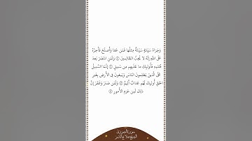 تلاوة في دقيقة سورة الشورى الآيات ٤٠ ٤٣ الشيخ صلاح البدير