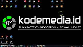 Cara seting runningtext menggunakan pc software hd2016 / hd2018