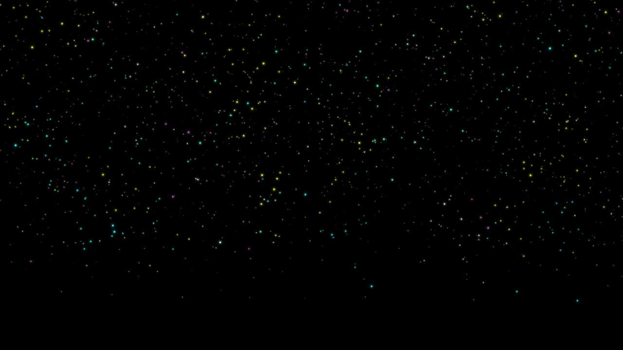 New Glitter Particles Black Screen Background Video Effect - YouTube