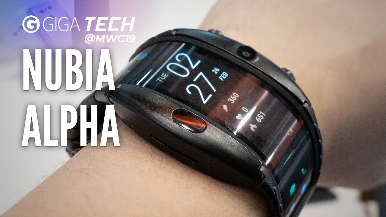 Update NUBIA ALPHA Hands-on (deutsch): Smartwatch mit Telefon und gebogenem Display – GIGA.DE