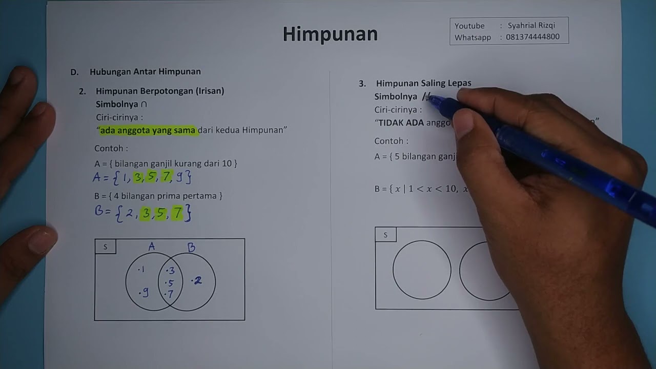 Hubungan Antar Himpunan Himpunan Berpotongan Dan Himpunan Saling Lepas hubungan-antar-himpunan-himpunan-berpotongan-dan-himpunan-saling-lepas