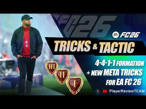 Video NEW META TACTIC 4-4-1-1 + HOW TO DEFEND & HOW TO ATTACK, New PRO TRICKS | Formation Review EA FC 26