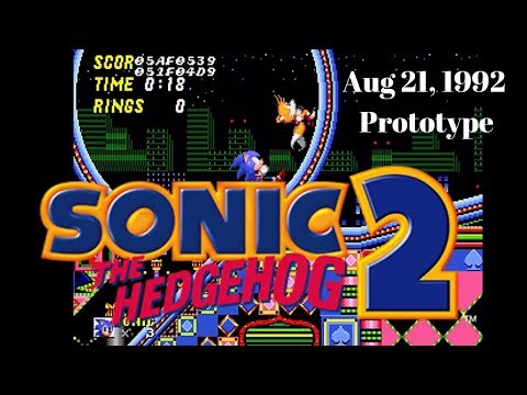 Sonic the Hedgehog 2: (Aug 21, 1992) Prototype Playthrough