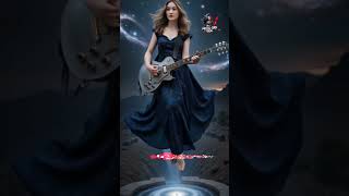 AI Melodic Destruction: Woman Shreds Heavy Metal Like a Pro! #metalgirlviral #metal #music #guitar