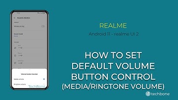 How to Set Default Volume Button Control (Media/Ringtone) - realme [Android 11 - realme UI 2]