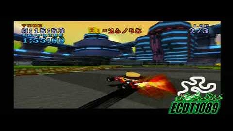 Crash Team Racing [Playthrough] Part 68: Slide Coliseum (Relic Race)