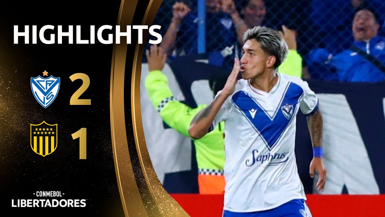 VELÉZ SÁRSFIELD x PEÑAROL | MELHORES MOMENTOS | CONMEBOL LIBERTADORES ...