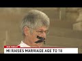 Michigan raises marriage age to 18