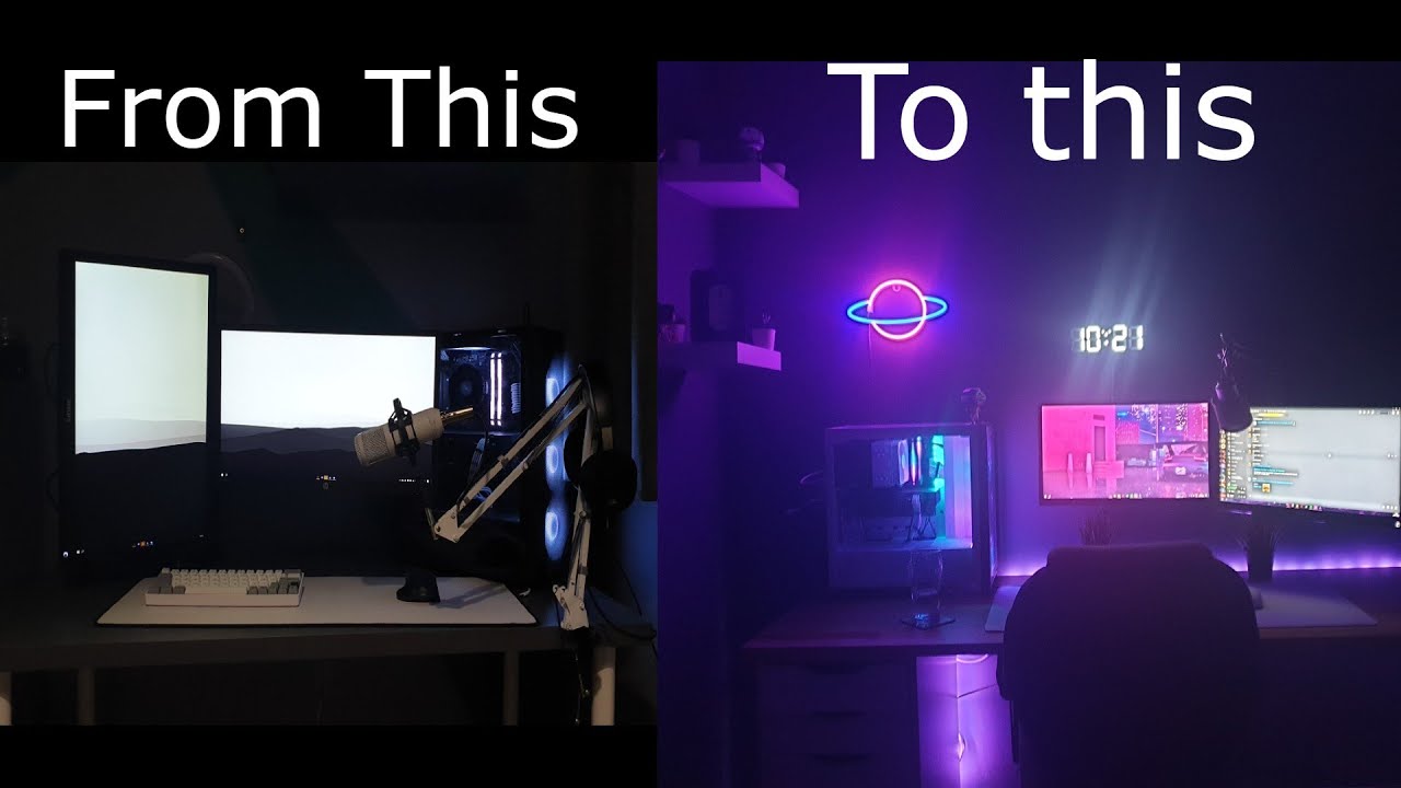 Redoing My Gaming Setup ($200 Budget) - YouTube