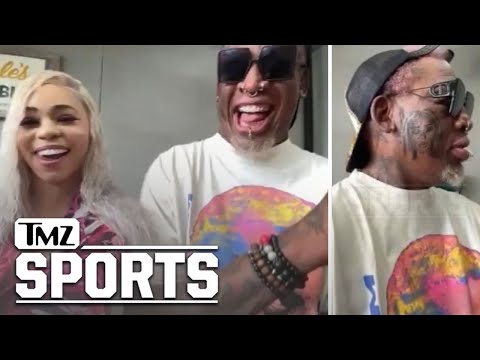 Dennis Rodman's GF Says She Was Against Face Tattoo Idea, 'He's Crazy!' | TMZ Sports