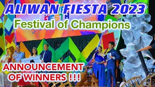 Aliwan Fiesta 2023 ANNOUNCEMENT OF WINNERS !!! Streetdance Competition Aliwan Festival of Champions