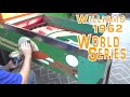 Repainting a Williams&#39; 1962 World Series Pitch &amp; Bat Arcade Machine By Hand - All Finished Up!