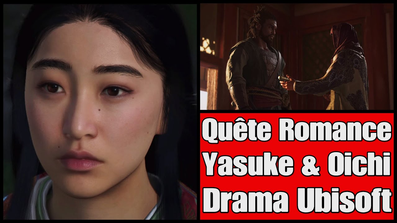 Assassin's Creed Shadows - Quête Romance Yasuke & Oichi / Drama Ubisoft