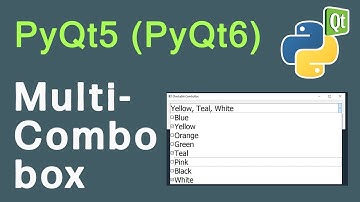 Create A Multi-ComboBox In PyQt5 (PyQt6)