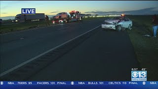 SB I-5 Traffic Near Elk Grove Slow After Crash