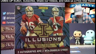 2023 Illusions Football Card 4 Box Partial Case Break #6   Sports Cards