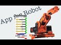 Robot Arm programmed and controlled with SmartPhone (Bluetooth)