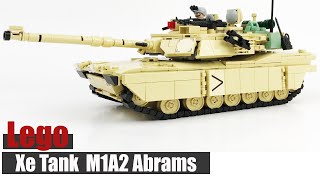 Xe Tang M1A2 Abrams -  LEGO Technic Army Tank M1A2 Abrams