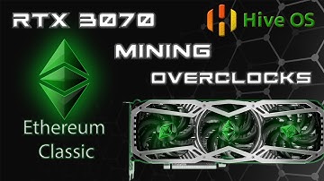 🔴 RTX3070 #Mining #EthereumClassic Overclocks | EP-028