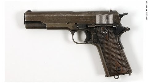 Bonnie and Clyde Gun on Display