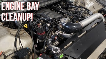 Camaro Engine Bay Winter Cleanup - Custom AC Delete Panel