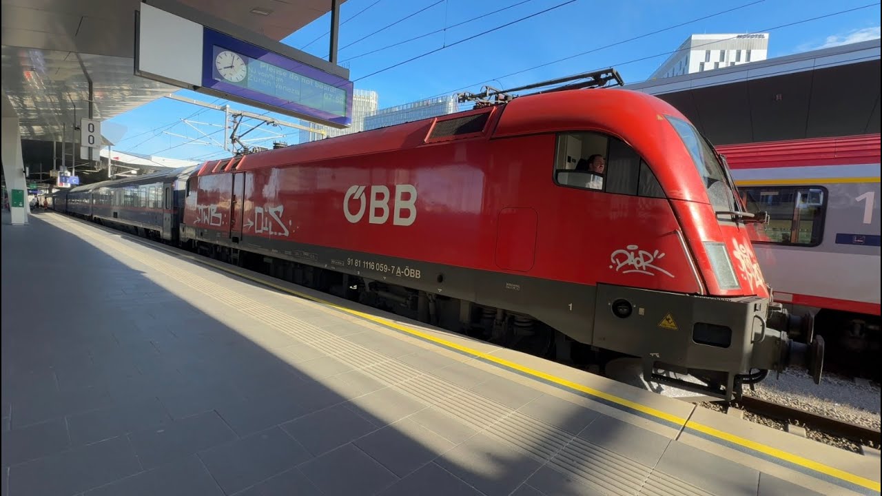 Mit dem Nightjet von Zürich nach Wien (05.05.-06.05.2024)