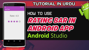 Android Studio Tutorial How to Use Rating Bar in Android App | Tutorial in Urdu | Arsl Tech
